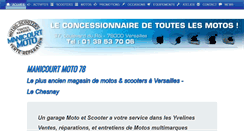 Desktop Screenshot of manicourt-moto.fr